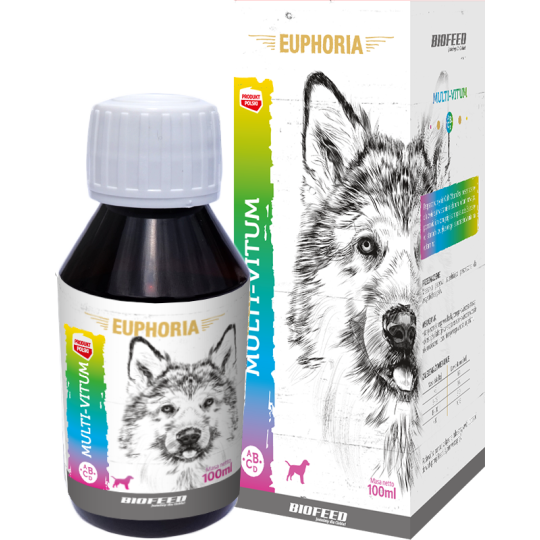 Witaminy dla psa - Euphoria Multiwitamina - Multi-Vitum 100 ml