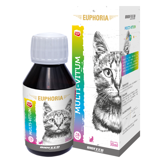 Euphoria Multiwitamina dla kota Multi-Vitum 30 ml