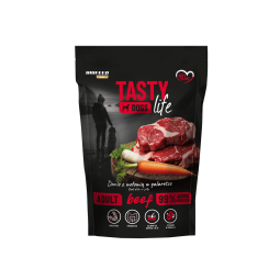 Mokra karma dla psów Tasty Dogs Life WOŁOWINA 90% - danie w galaretce (saszetka) 500 g