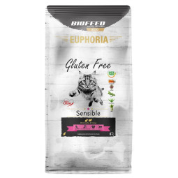 Karma dla kotów EUPHORIA Gluten Free Cat SENSIBLE Indyk & Królik
