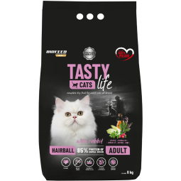 Karma dla kotów Tasty Cats Life HAIRBALL z królikiem