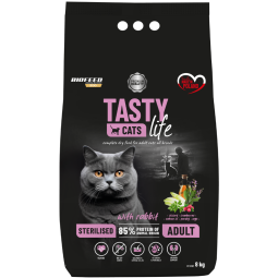 Karma dla kotów Tasty Cats Life STERILISED z królikiem