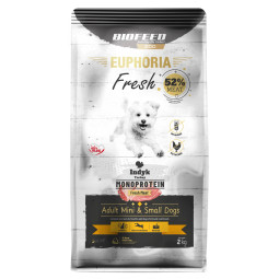 Karma dla psów EUPHORIA Fresh Turkey Monoprotein (mini i małe rasy)
