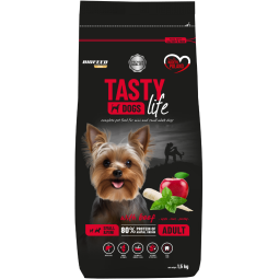 Karma dla psów Tasty Dogs Life z wołowiną  (mini i małe rasy)