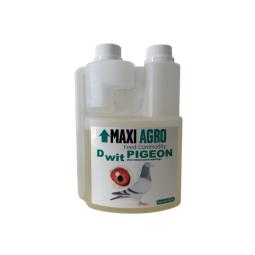 Dwit PIGEON uzupełnia niedobory witaminy D, wpływa na rozwój układu kostnego, wzmacnia skorupę jaj