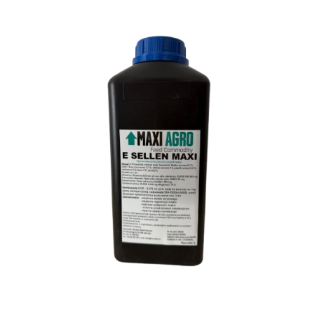 E SELEN MAXI - Płynny dodatek paszowy z witaminą E i selenem wspierający mięśnie, układ nerwowy i odporność zwierząt