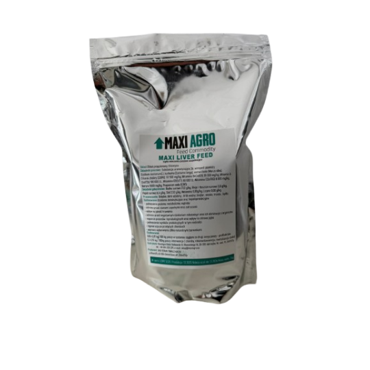 MAXI LIVER FEED - wsparcie wątroby, metabolizmu i kondycji zwierząt hodowlanych