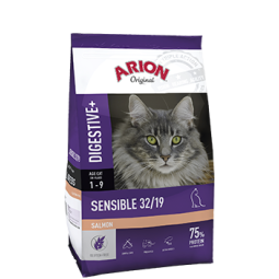 Arion Original Cat Sensible 32/19 Salmon -  Sucha Karma dla kota