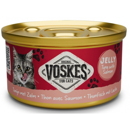 VOSKES Tuńczyk z Łososiem w galaretce 85 g