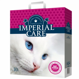 ŻWIREK DLA KOTA IMPERIAL CARE CLUMPING BABY POWDER BENTONITOWY CHŁONNY 10 L