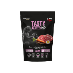 Mokra karma dla psów Tasty Dogs Life CIELĘCINA 90% - danie w galaretce (saszetka) 500 g