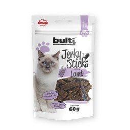 BULTI Jerky Sticks bogate w jagnięcinę dla kota 60g