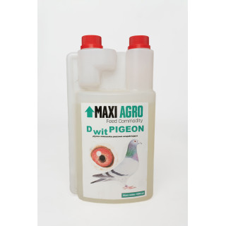 Dwit PIGEON uzupełnia niedobory witaminy D, wpływa na rozwój układu kostnego, wzmacnia skorupę jaj