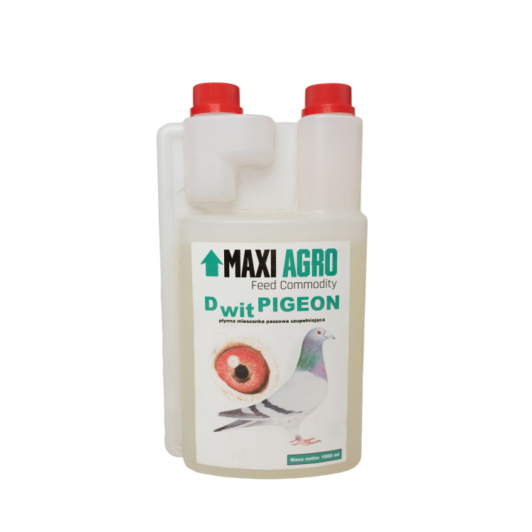 Dwit PIGEON uzupełnia niedobory witaminy D, wpływa na rozwój układu kostnego, wzmacnia skorupę jaj