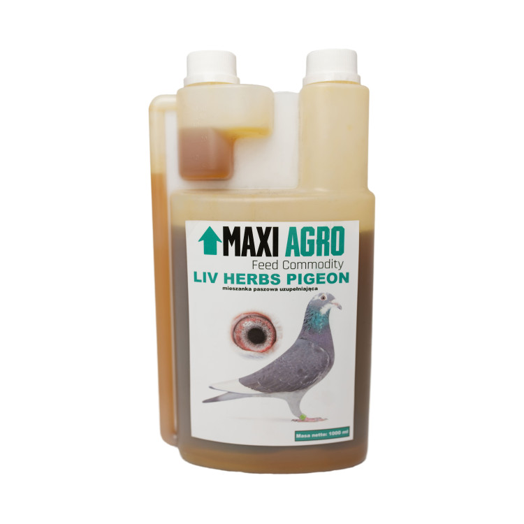 LIV HERBS PIGEON  - wsparcie pracy wątroby i ogólnej kondycji ptaków.