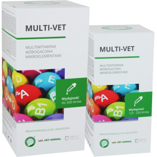 MULTI-VET - MULTIWITAMINA WZBOGACONA MIKROELEMENTAMI