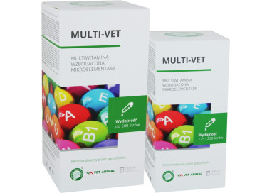 MULTI-VET - MULTIWITAMINA WZBOGACONA MIKROELEMENTAMI