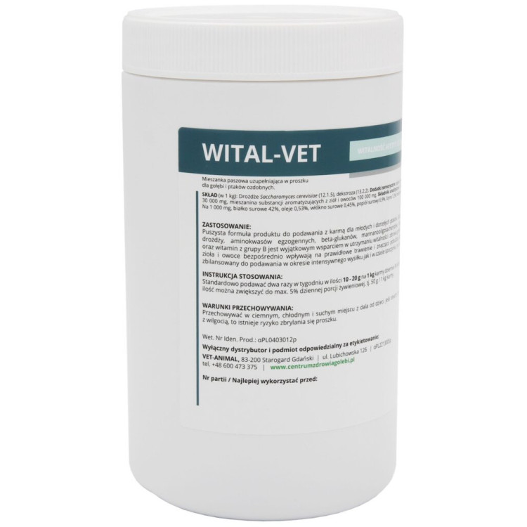 WITAL-VET - WITALNOŚĆ, APETYT I ZDROWIE