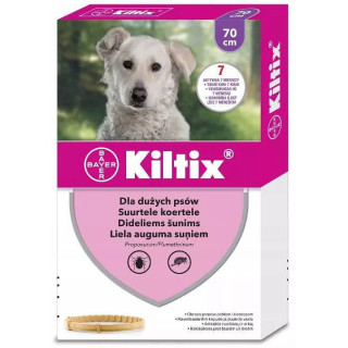 Bayer Kiltix Obroża na kleszcze i pchły dla psa dł. 70cm