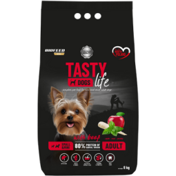 Karma dla psów Tasty Dogs Life z wołowiną  (mini i małe rasy)