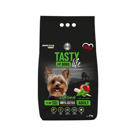 Karma dla psa Tasty Dogs Life z jagnięciną  (mini i małe rasy)