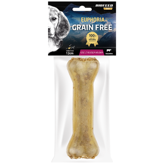 Kość dla psa z penisem wołowym 12 cm