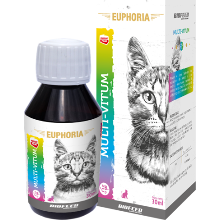 Euphoria Multiwitamina dla kota Multi-Vitum 30 ml