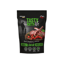Mokra karma dla psów Tasty Dogs Life JAGNIĘCINA 90% - danie w galaretce (saszetka) 500 g