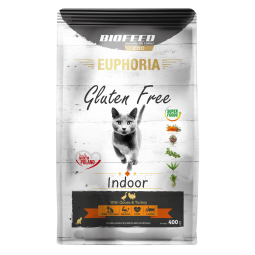 Karma dla kotów EUPHORIA Gluten Free Cat INDOOR Indyk & Gęś