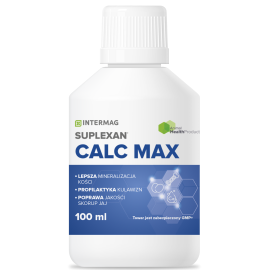 Suplexan CALC MAX - lepsza mineralizacja kości, poprawa jakości skorup jaj