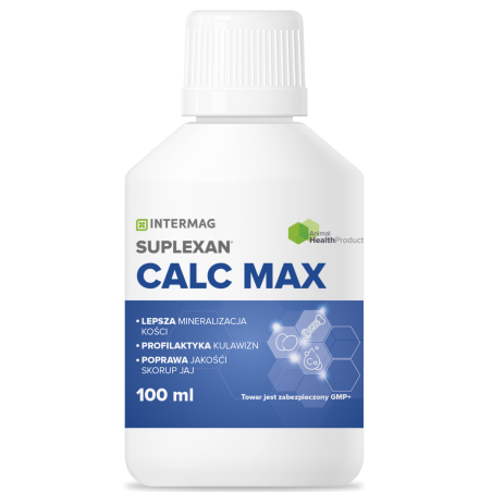 Suplexan CALC MAX - lepsza mineralizacja kości, poprawa jakości skorup jaj