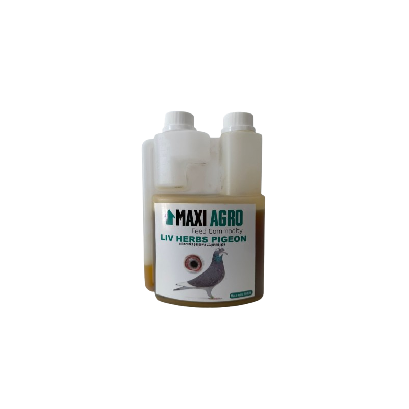 LIV HERBS PIGEON  - wsparcie pracy wątroby i ogólnej kondycji ptaków.