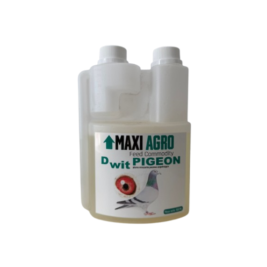 Dwit PIGEON uzupełnia niedobory witaminy D, wpływa na rozwój układu kostnego, wzmacnia skorupę jaj