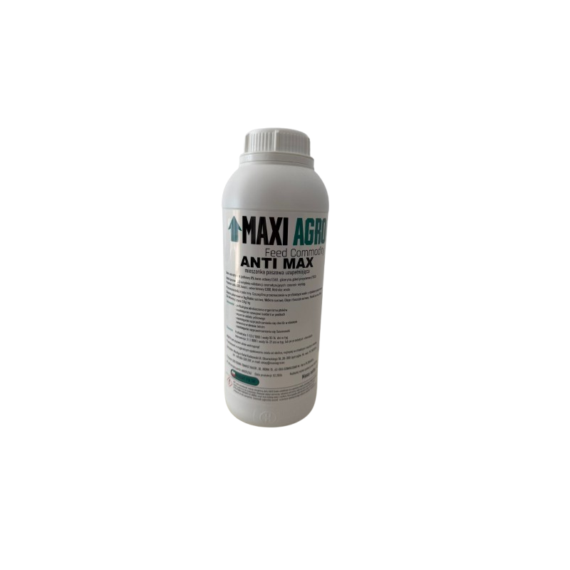 ANTI MAX – preparat zakwaszający wodę i wspomagający jelita