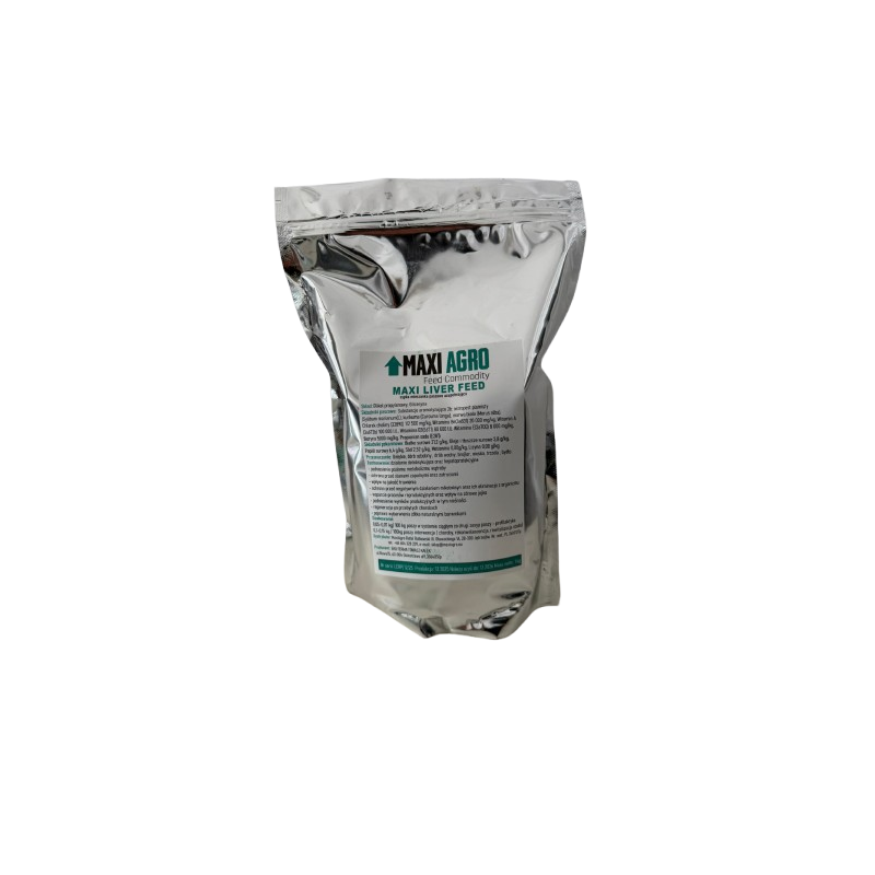 MAXI LIVER FEED - wsparcie wątroby, metabolizmu i kondycji zwierząt hodowlanych