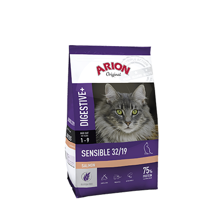 Arion Original Cat Sensible 32/19 Salmon -  Sucha Karma dla kota