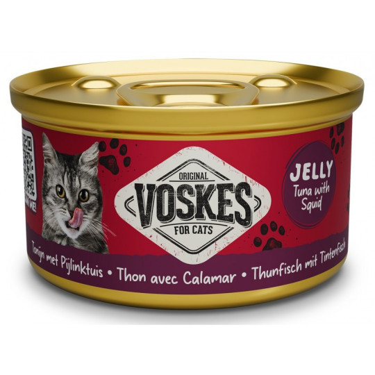 VOSKES Tuńczyk z Kalmarem w galaretce 85 g