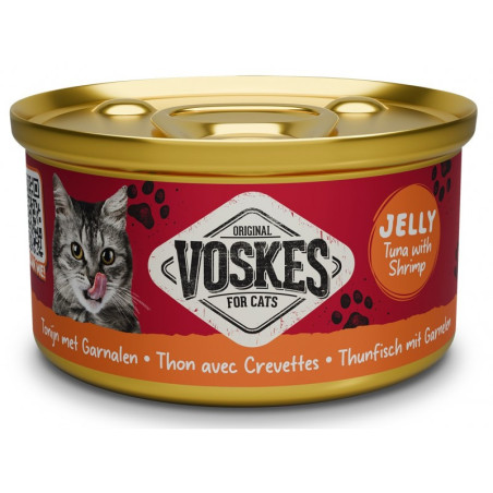 VOSKES Tuńczyk z Krewetką w galaretce 85 g