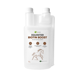 EQUINTER BIOTIN BOOST - Skoncentrowana formuła wspierająca kopyta, skórę i sierść