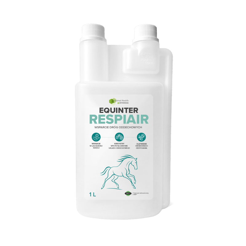 EQUINTER RESPIAIR - suplement wspierający drogi oddechowe koni