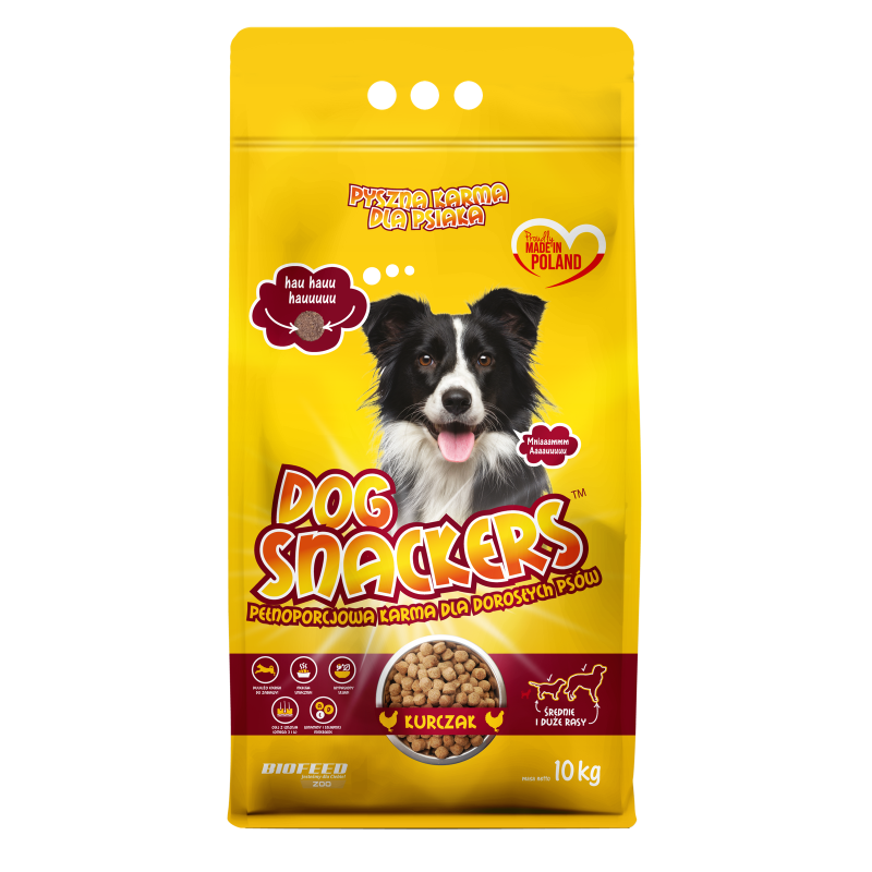 Karma dla psa Dog Snackers z kurczakiem (średnie i duże rasy)