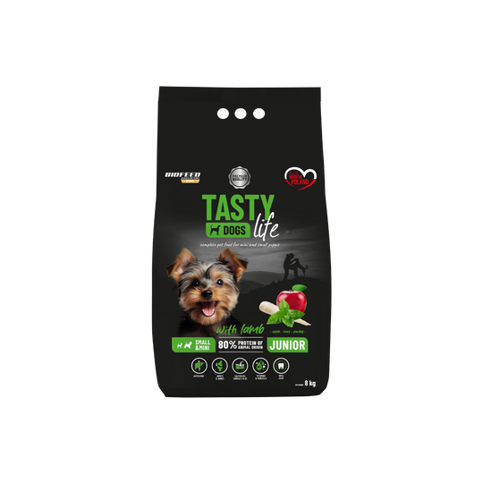 Karma dla szczeniąt Tasty Dogs Life z jagnięciną